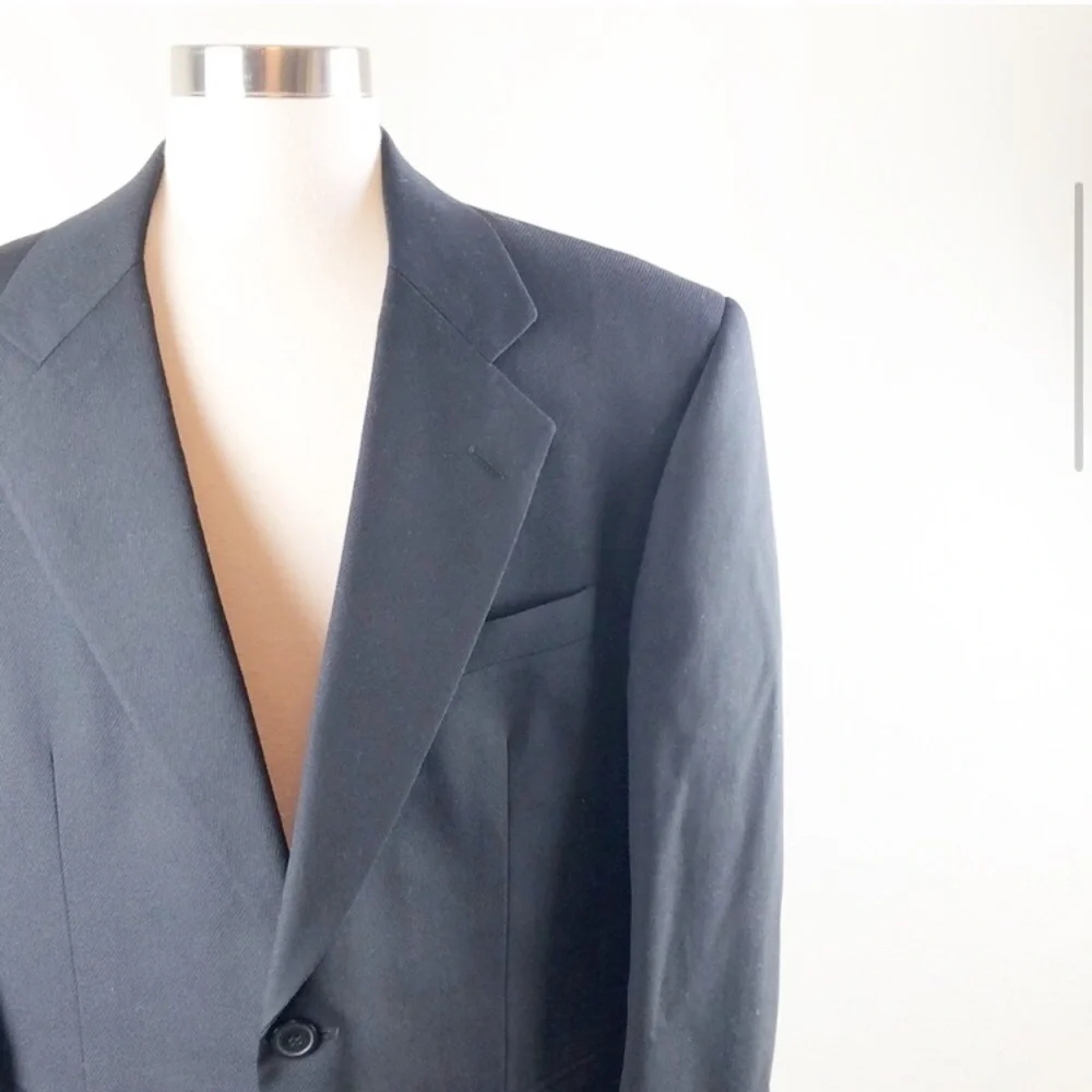 Renoir Classic men's black suit jacket